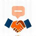 Handshake icon representing consultation